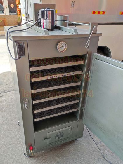 ตู้อบลมร้อนเหล็ก6ชั้นแก๊สไฟฟ้าถาดสแตนเลส รูปที่ 11