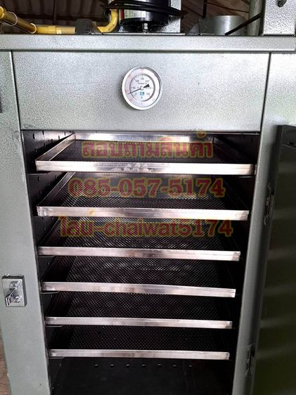 ตู้อบลมร้อนเหล็ก6ชั้นแก๊สไฟฟ้าถาดสแตนเลส รูปที่ 3