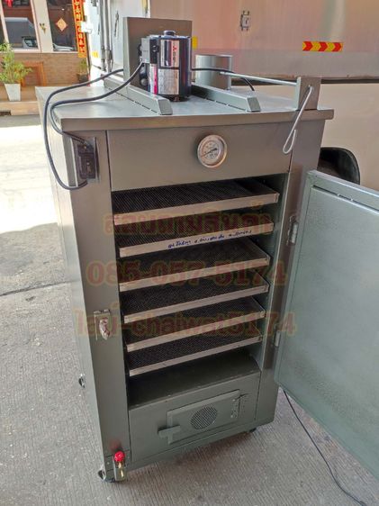 ตู้อบลมร้อนเหล็ก6ชั้นแก๊สไฟฟ้าถาดสแตนเลส รูปที่ 4