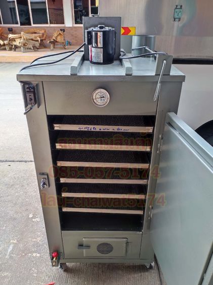 ตู้อบลมร้อนเหล็ก6ชั้นแก๊สไฟฟ้าถาดสแตนเลส รูปที่ 5