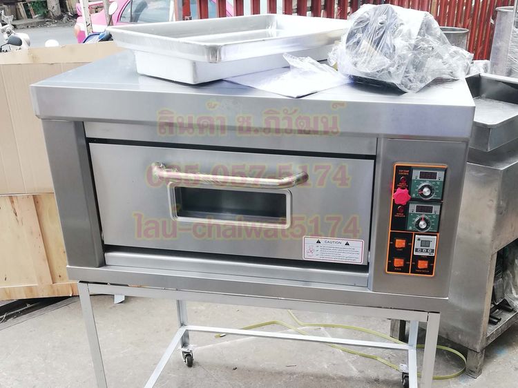 เตาอบขนมแก๊สควบคุมด้วยไฟฟ้า1ถาดใหญ่ รูปที่ 3