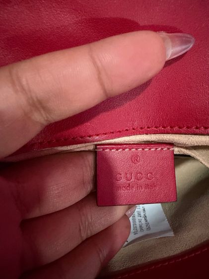 Gucci Marmont 22cm. GHW Bag Red มือสองสภาพสวย รูปที่ 7