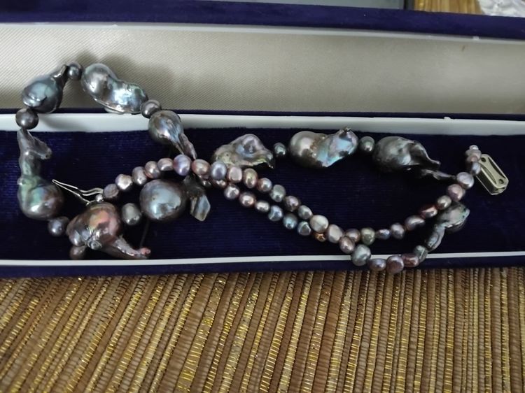 สร้อยคอมุกแท้ บารอค