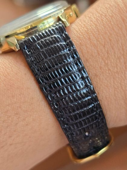 Vintage Movado Triple-Date  Calendar 14k Yollow Gold ปี1940s หน้าเฟดเดิมๆ 2หน้าต่าง 2เข็มครึ่ง มีวันที่ ตัวเรือนทองคำแท้14k  รูปที่ 14