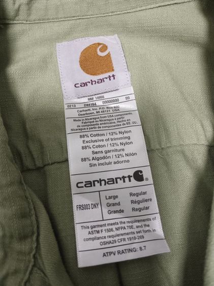 เสื้อเชิ้ตCarhartt รูปที่ 3