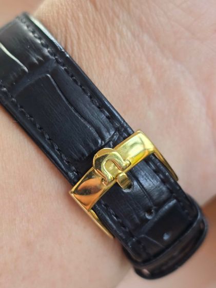 Vintage OMEGA Silver Dial 14k Solid Gold  หน้าปัดขาวSilver หลักขีด 2เข็มครึ่ง ตัวเรือนทองคำ14k   รูปที่ 11