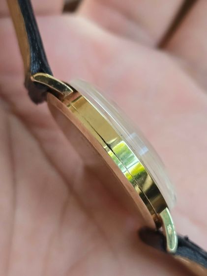 Vintage ETERNA Silver Dial Solid Gold หน้าปัดสวย หลักขีดสอดนิน  ตัวเรือนทองคำแท้ 14k  รูปที่ 6