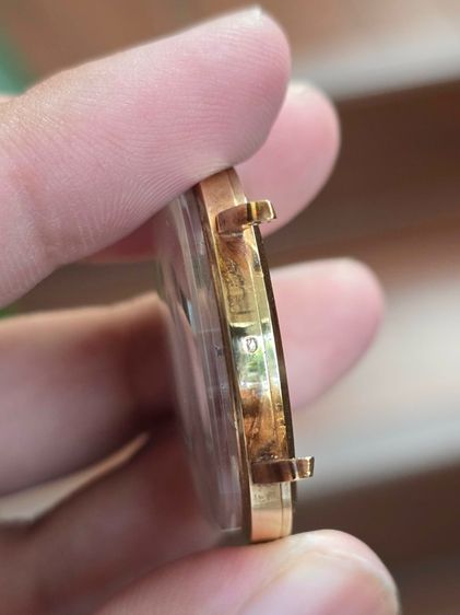 Vintage ETERNA Silver Dial Solid Gold หน้าปัดสวย หลักขีดสอดนิน  ตัวเรือนทองคำแท้ 14k  รูปที่ 13