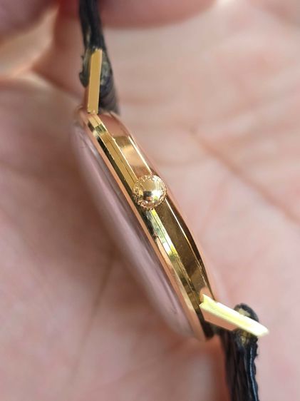 Vintage LONGINES Silver Dial 18k Rose Gold "Jumbo" หน้าปัดขาวSilver 2เข็มครึ่ง ตัวเรือนทองคำแท้ 18k รูปที่ 9