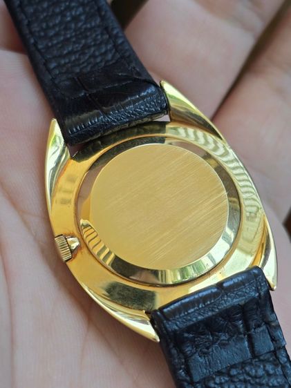 นาฬิกา VACHERON CONSTANTIN GENEVE Diamond Vintage Men's Watch 18k Yellow Gold ขอบเพชรแท้เรียงเล็ก-ใหญ่ขาวสวยเล่นไฟ  รูปที่ 11