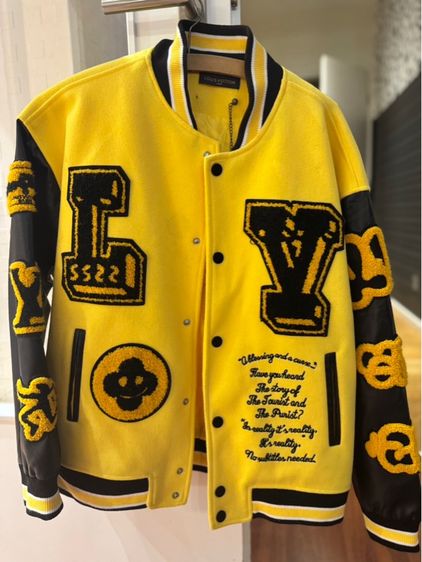 เหลือง อื่นๆ เสื้อแจ็คเก็ต | เสื้อคลุม L แขนยาว เสื้อหลุยส์