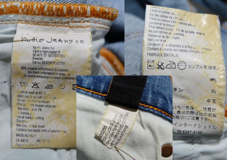 NUDIE JEANS (Made in ITALY)  รูปที่ 13