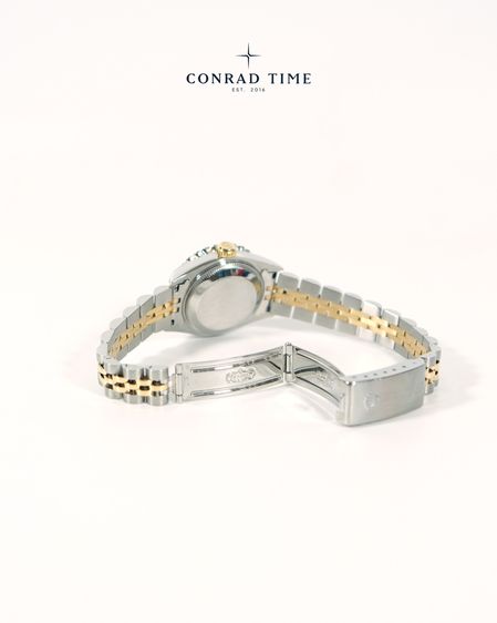 Rolex Datejust 69173 Blue Vignette Diamond Dial Two-Tone Jubilee 1995 26mm.  รูปที่ 15