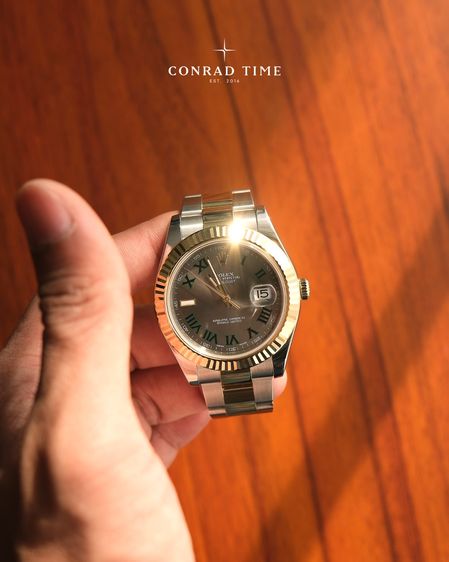 Rolex Datejust 116333 Grey Wimbledon Dial Two-Tone Oyster 2010 41mm. Fullset 99 รูปที่ 2