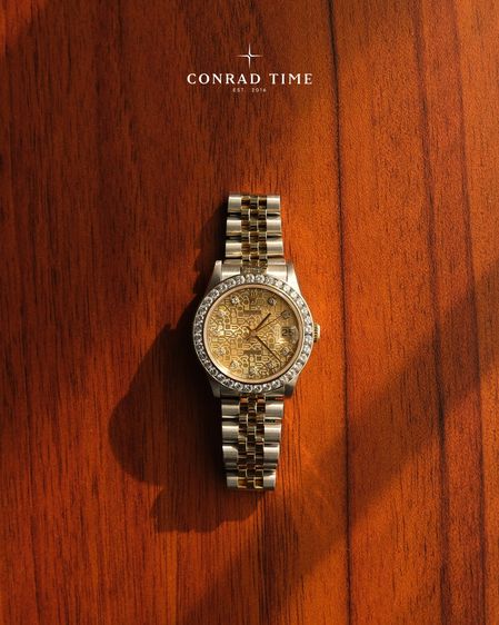 RL. D a t e j u s t 68273 Champagne Anniversary Diamond Dial Two-Tone Jubilee 1993 31mm. 99