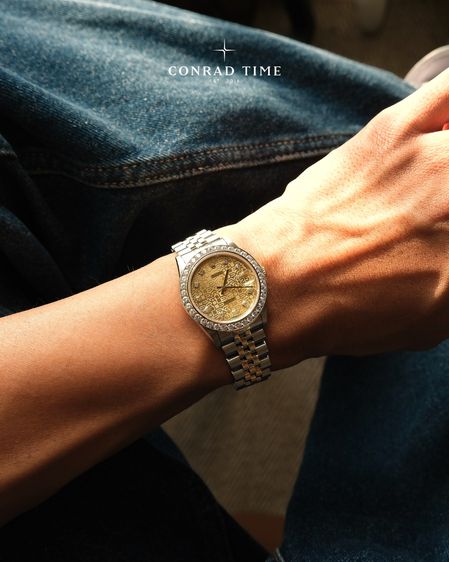 RL. D a t e j u s t 68273 Champagne Anniversary Diamond Dial Two-Tone Jubilee 1993 31mm. 99 รูปที่ 4