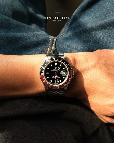 Rolex GMT-Master II 16710 'Coke Black Dial Jubilee 2000 40mm.  รูปที่ 3