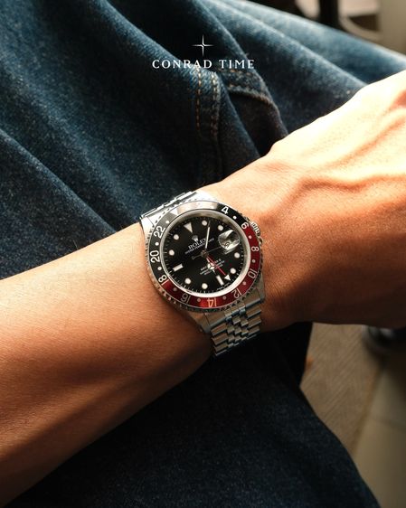 Rolex GMT-Master II 16710 'Coke Black Dial Jubilee 2000 40mm.  รูปที่ 2