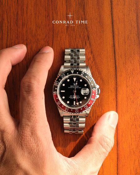 Rolex GMT-Master II 16710 'Coke Black Dial Jubilee 2000 40mm.  รูปที่ 5