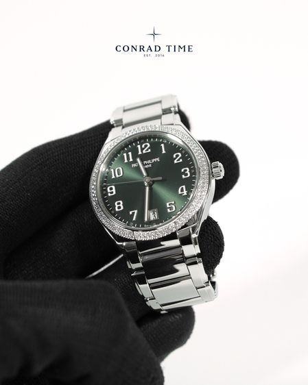 Patek Twenty-4 7300 1200A - 011 Green Dial Stainless steel 2022 36 mm. Fullset  รูปที่ 17