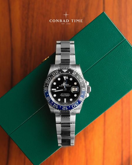 New Rolex GMT-Master II 116710BLNR 'Batman Black Dial Oyster Steel 2016 40mm. Fullset  100
