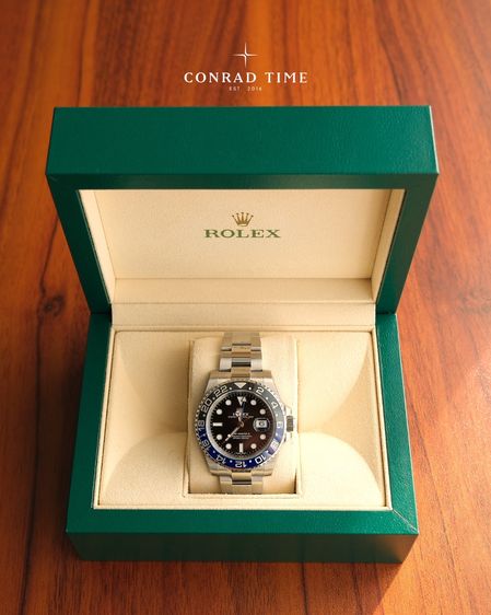 New Rolex GMT-Master II 116710BLNR 'Batman Black Dial Oyster Steel 2016 40mm. Fullset  100 รูปที่ 3
