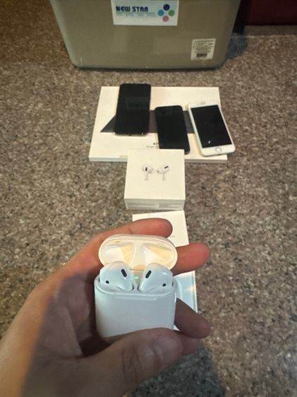 ขายAir Pod Gen2 ของแท้ มีกล่องใช้งานดีถูกๆ รูปที่ 3