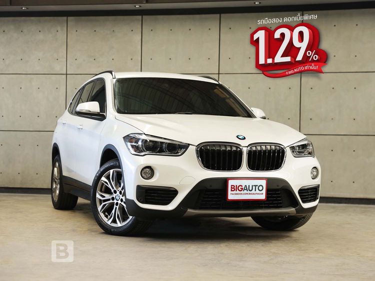 BMW X1 2021 1.5 sDrive18i Iconic Utility-car เบนซิน ไม่ติดแก๊ส เกียร์อัตโนมัติ ขาว