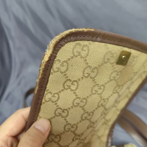 กระเป๋าเป้ผ้าสไตล์วินเทจมือสองขายตามสภาพขอคนรับได้ รูปที่ 15