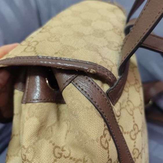 กระเป๋าเป้ผ้าสไตล์วินเทจมือสองขายตามสภาพขอคนรับได้ รูปที่ 10