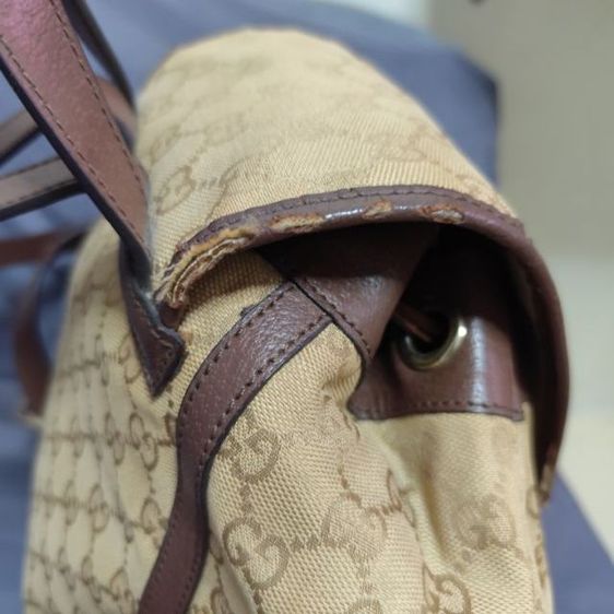 กระเป๋าเป้ผ้าสไตล์วินเทจมือสองขายตามสภาพขอคนรับได้ รูปที่ 11