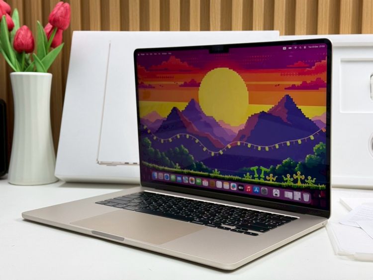 MacBook Air 15-inch M2 2023 Ram8GB SSD256GB Starlight  รูปที่ 2