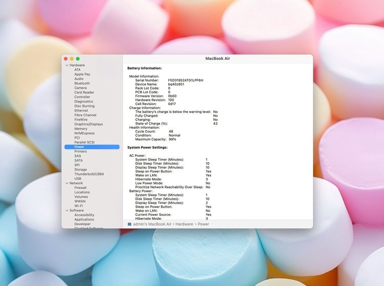 MacBook Air 15-inch M2 2023 Ram8GB SSD256GB Starlight  รูปที่ 13