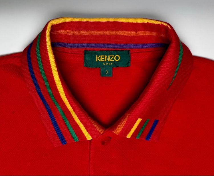⚠️รุ่นใหม่‼️เสื้อโปโล KENZO ของแท้ รุ่น GOLF สไตล์สปอร์ต แขนยาว รูปที่ 7