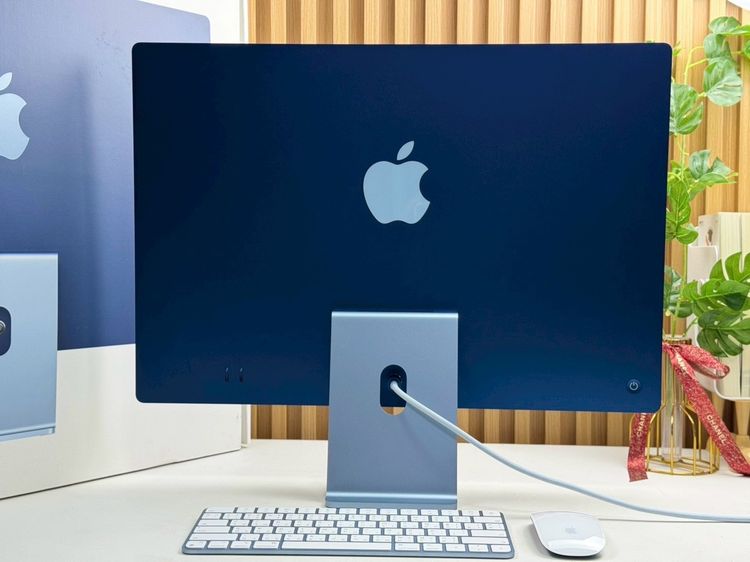 iMac 24-inch M1 2021 Ram8GB SSD256GB CPU8-Core GPU7-Core 2Ports Blue apple care 1 November 2026 รูปที่ 4