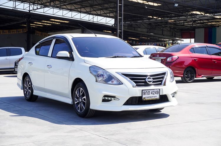 Nissan Almera 2019 1.2 E Sportech Sedan เบนซิน ไม่ติดแก๊ส เกียร์อัตโนมัติ ขาว รูปที่ 3
