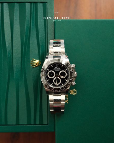 New Rolex Daytona 126500LN Black Dial Oyster Steel 2025 40mm. Fullset 100 รูปที่ 2
