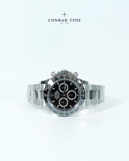 New Rolex Daytona 126500LN Black Dial Oyster Steel 2025 40mm. Fullset 100 รูปที่ 4