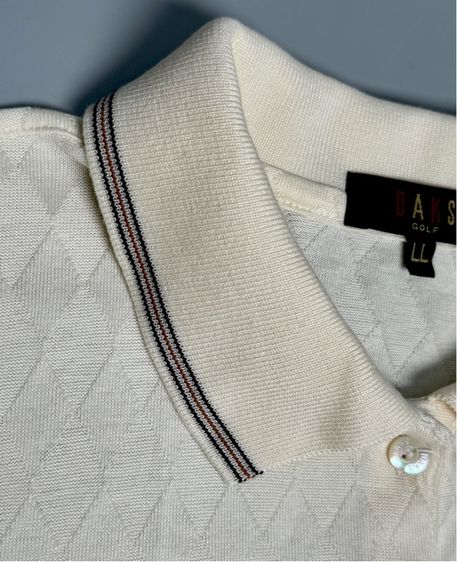 ⚠️รุ่นใหม่▪️เหมือนใหม่‼️เสื้อโปโล DAKS ของแท้ ทอโลโก้เต็มตัว สไตล์สปอร์ต รุ่น GOLF รูปที่ 9