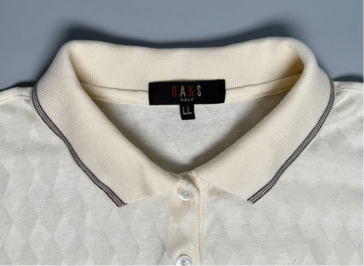 ⚠️รุ่นใหม่▪️เหมือนใหม่‼️เสื้อโปโล DAKS ของแท้ ทอโลโก้เต็มตัว สไตล์สปอร์ต รุ่น GOLF รูปที่ 8
