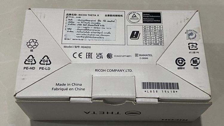 RICOH THETA X 360 Camera  รูปที่ 2