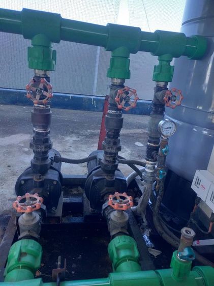 รับซ่อมและติดตั้งปั๊มน้ำbooster pump transfer pumpเดินระบบประปาอาคารโรงงาน ตึก คอนโดโรงแรม รูปที่ 6