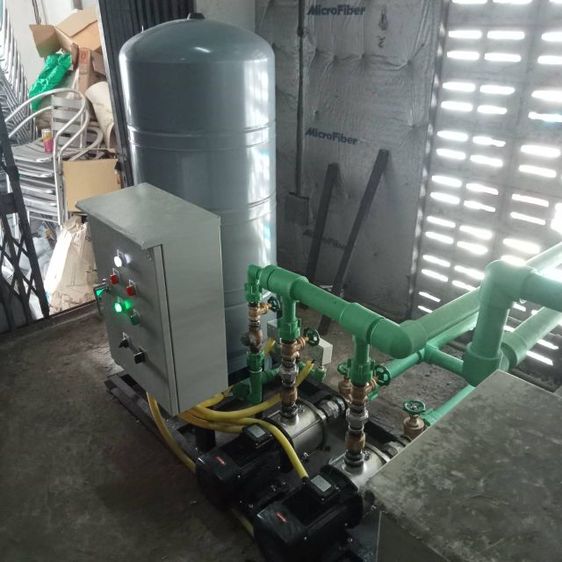 รับซ่อมและติดตั้งปั๊มน้ำbooster pump transfer pumpเดินระบบประปาอาคารโรงงาน ตึก คอนโดโรงแรม รูปที่ 3