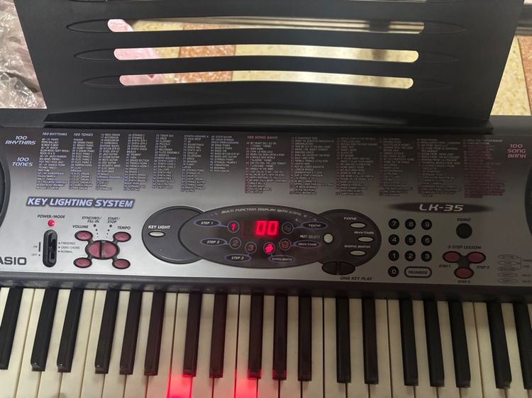 CASIO LK-35 Keyboard พร้อมขาตั้ง รูปที่ 3