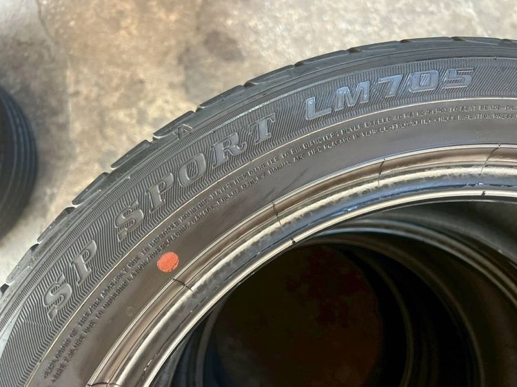 ยาง Dunlop Lm705 235 50 18 เส้น 700 บาท สภาพดี รูปที่ 6