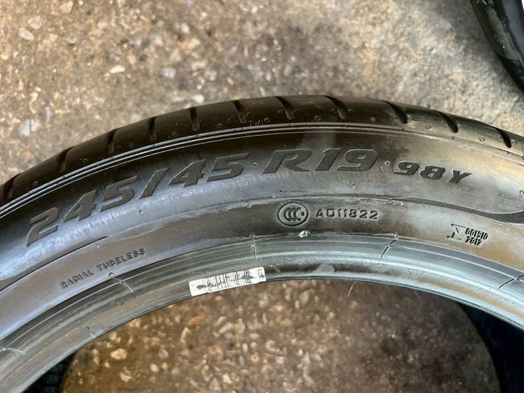 ยาง Pirelli PZero 245 45 19 ปี21 คู่ 1300 บาท RunFlat รูปที่ 6