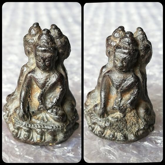 หลวงพ่อพรหม-กริ่งชินบัญชร 3เกลอ พระแม่ย่า ชูชก หลวงพ่อโตอุดกริ่ง พ่อพรหม-ชินราชใบเสมา 2หน้า รูปที่ 3