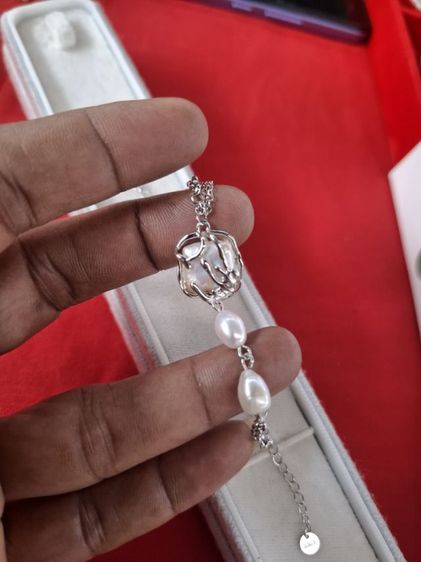 สร้อยข้อมือมุกแท้เงินแท้ รูปที่ 4