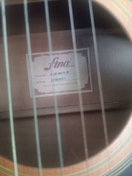 กีต้าร์โปร่ง Fina รุ่น FAW-801N-M รูปที่ 3