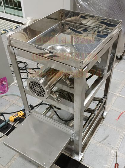 เครื่องบดหมูสแตนเลสเบอร์32โครงสแตนเลสฉาก รูปที่ 3